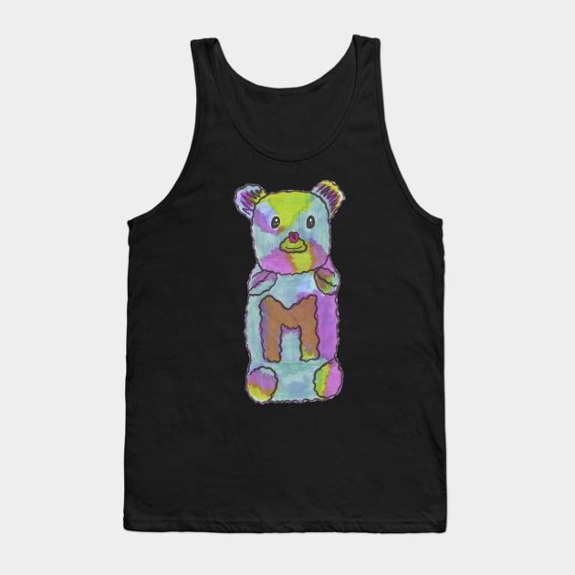 Gummy Bear Contemporary Sketch Tank Top by Maries Papier Bleu